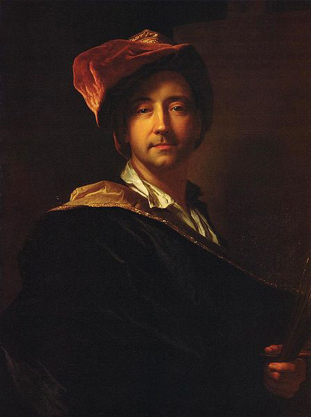 selfportrait by Hyacinthe Rigaud
